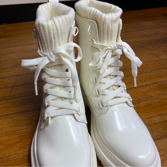 J.Lo Briana Combat Boots SZ 7.5 - Picture 4 of 15